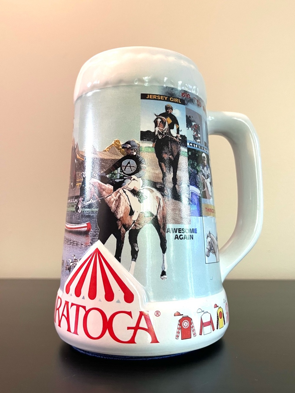 Saratoga Racetrack 1998 Leaders Stein